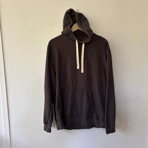 Newport Hoodie Womens Large Dark Gray Pullover‎ Hooded Sweatshirt Oversized Cozy